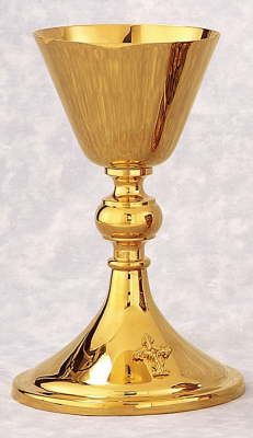 Gold Chalice With Sterling Cup